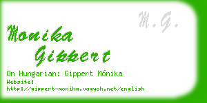 monika gippert business card