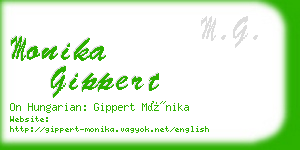 monika gippert business card